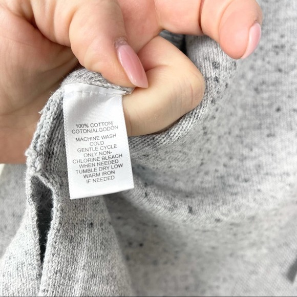 Lou and Grey Waterfall Drape Gray Knit Cardigan - Picture 7 of 10